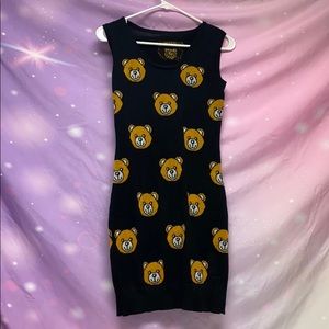 Kawaii Bear Sweater Dress